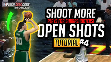 RELOCATION: TUTORIAL - Plays for Sharpshooters! Shoot More Open Shots!  | NBA 2K20 Mobile |