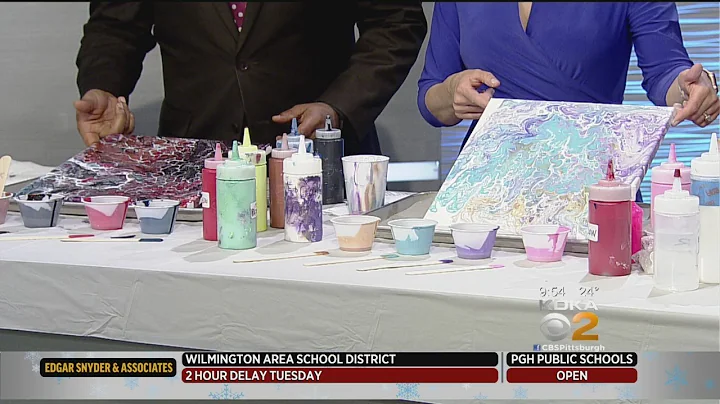 Heather & Ron Unveil Pour Art Masterpieces