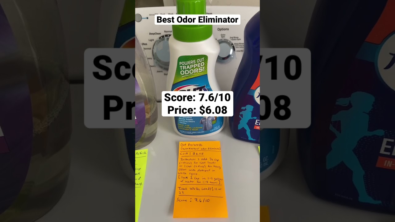 Лучшее средство для устранения запаха при стирке 