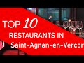 Ref:vNoCNryf2Bo Top 10 best restaurants in saint-agnan-en-vercors, france