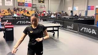 Ilona Buhai - Eva Lam u15. Spa 25-28.04.24