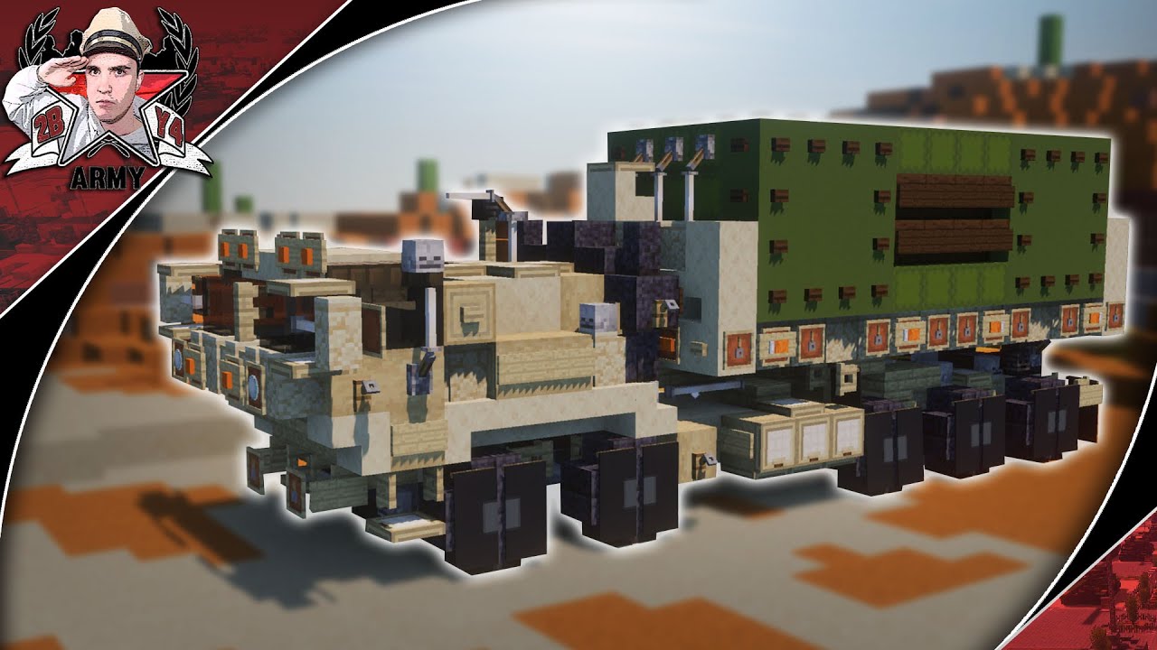 Minecraft Modern Warfare M1074A1 Palletized Loading System PLS