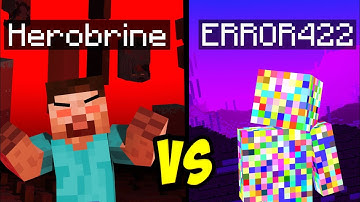 Herobrine vs Error422 [minecraft animation battle]