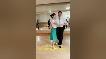 In Lindy Hop dance, rotation is a fundamental element, Stephen Edward Sayer & Karine Hermes