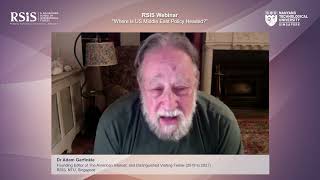 RSIS Webinar by Dr Adam Garfinkle - 18 June 2025