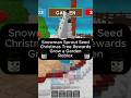 Snowman Sprout Seed - Christmas Event - Grow a Garden - Roblox Gameplay #foryou #viral #fyp #gaming