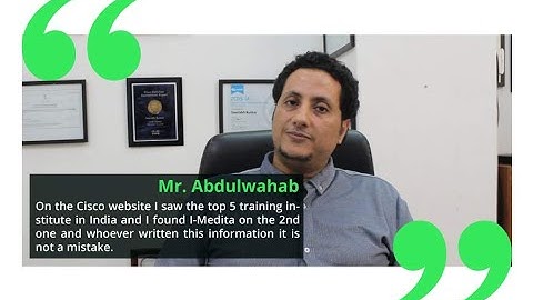 Mr Abdulwahab from Saudi Arabia shares his feedback for I-Medita