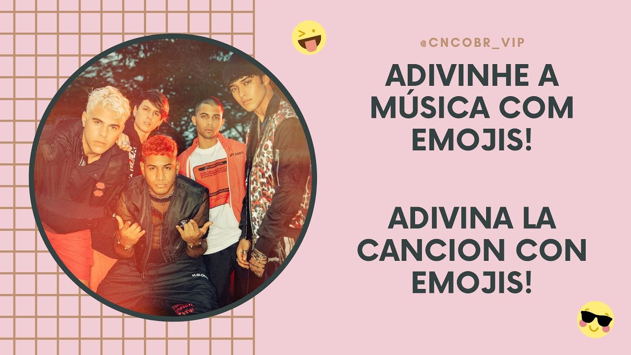 CNCO - QQS // ADIVINHE A MÚSICA COM EMOJIS! ADIVINA LA CANCION CON EMOJIS! ❤️