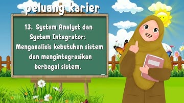 Karier dan Studi Lanjut di Bidang Informatika|animasi pembelajaran Siti Rahel Sapta XL