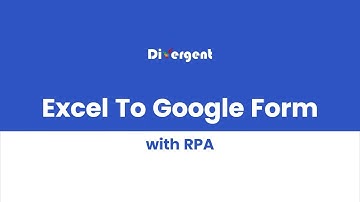 Excel to Google Form automation using RPA