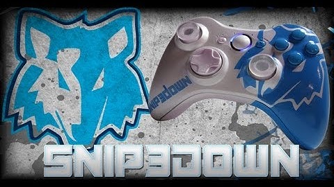 Custom Painted / Airbrushed Xbox 360 Controller l Snip3down l Competitive Edge