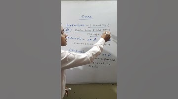 #since #adverb #preposition #conjunction #shortsvideo #tricks #competitive #englishgrammar #ytshorts