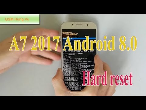 How to Hard Reset Samsung A7 2017 Android 8.0.