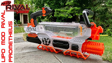Nerf Rival Prometheus XVIII 20000 Lipo Dual Mosfet Mod Guide | Deutsch | OWL Nerf Community