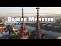 Dji mavic pro  drone cinematic footage of the basel minster switzerland