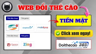 Cách Đổi Thẻ Cào Thành Tiền Mặt Mới Nhất Hiện Nay - Website DoiTheCao365 Với Giá Chiết Khấu Cực Tốt