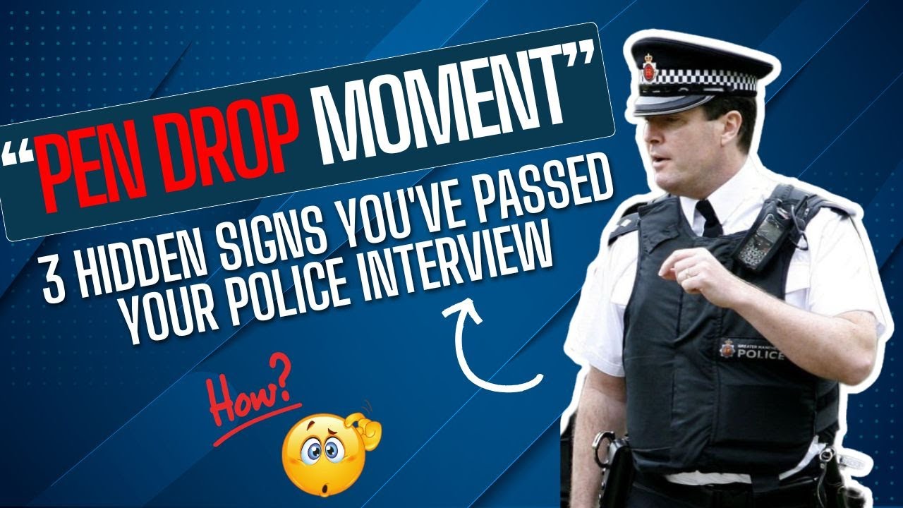 Police Interview Sign The