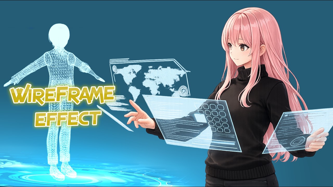 Como usar el wire effect en MMD - YouTube