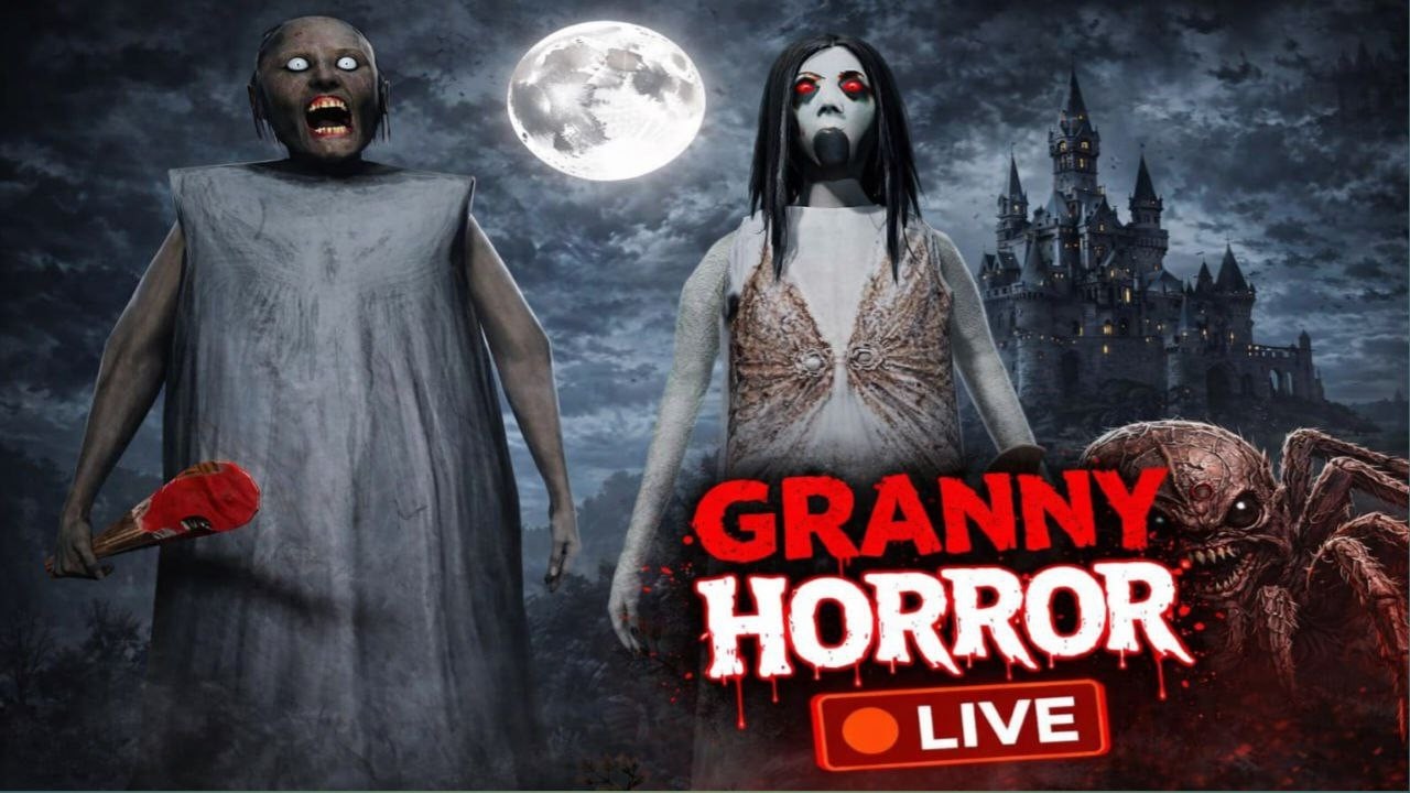 🔴 GRANNY LIVE STREAM – Aaj Bach Paunga Ya Nahi? 😱 | Full Horror Gameplay #gaming #youtube