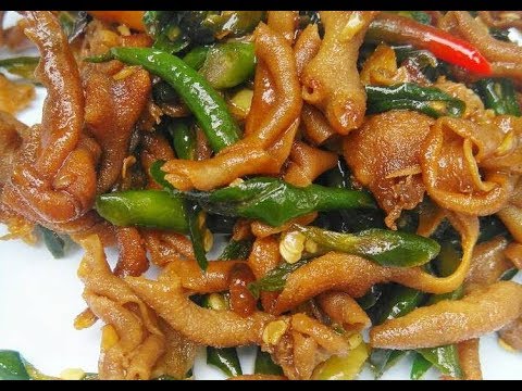 Resep Tumis Usus Ayam Cabe Ijo - YouTube