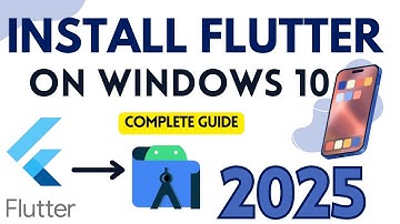 Install Flutter on Windows 10 [2025] | Flutter Setup Tutorial | Flutter in Android Studio