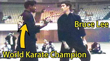 Bruce Lee is Way Too FAST for Karate World Champion!