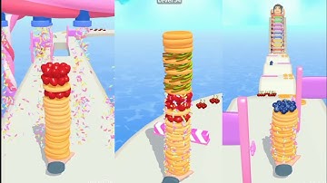 Pancake run Satisfying gameplay android, IOS