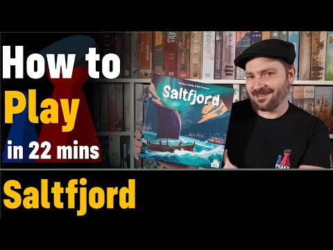 How to play Saltfjord - Full teach + Visuals - Peaky Boardgamer