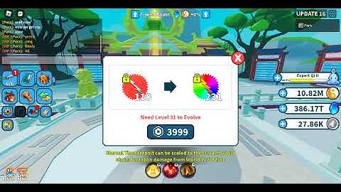 Noob Buys Thunderbolt, 2x fuse xp and 3x fuse xp in (Weapon fighting Simulator)