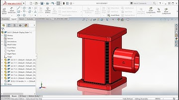 Basic 3D CAD : Exercise 3-9 [Assembly] - SolidWorks tutorials EXERCISES