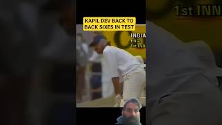 !!kapil dev blast england spinner 4 sixes in over!!#cricket #shortsfeed