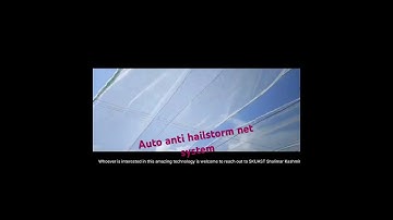 Auto anti hailstorm net system
