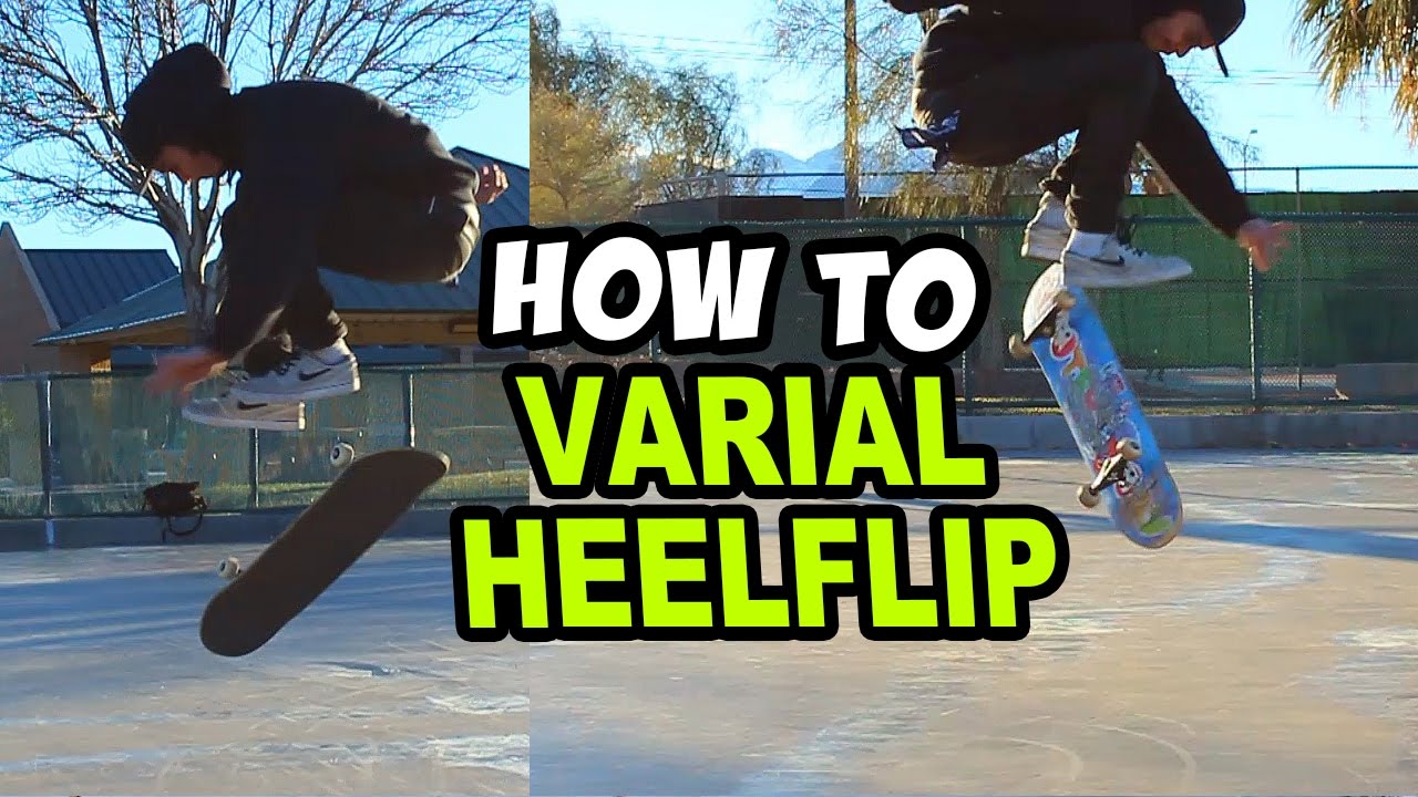 How To: Varial Heelflip Tutorial w/ Ritchie