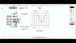 Function Notation Notes - Graph & Equation