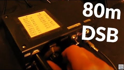 QRP DSB on 80 metres