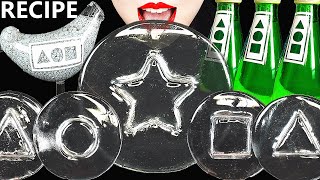 Asmr Clear Squid Game Food Candy Recipe Eating Sounds Bird Glass Drinking      Abbey