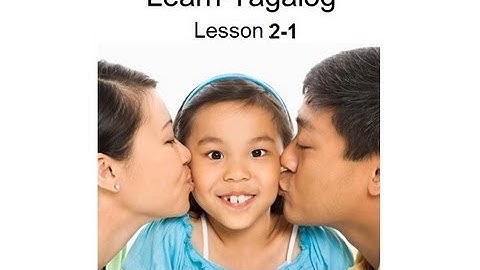 Learn Tagalog Lesson 2-1