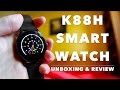 Unboxing & Review K88H Bluetooth Smartwatch For iPhone With Text Notifications, Siri & Motion Sensor