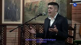 Andres Armero por Granainas 1º premio XXXVIII Concurso Nacional de Cante Flamenco Carmona 2021