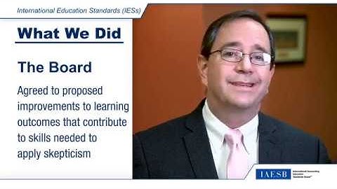 IAESB Exposure Draft Discussion with David Simko