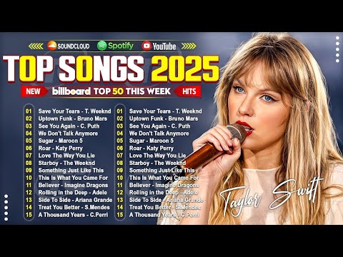 Dua Lipa, Bruno Mars, Adele, Ed Sheeran, Maroon 5, Rihanna, The Weeknd 💎 Billboard Top 50 This Week