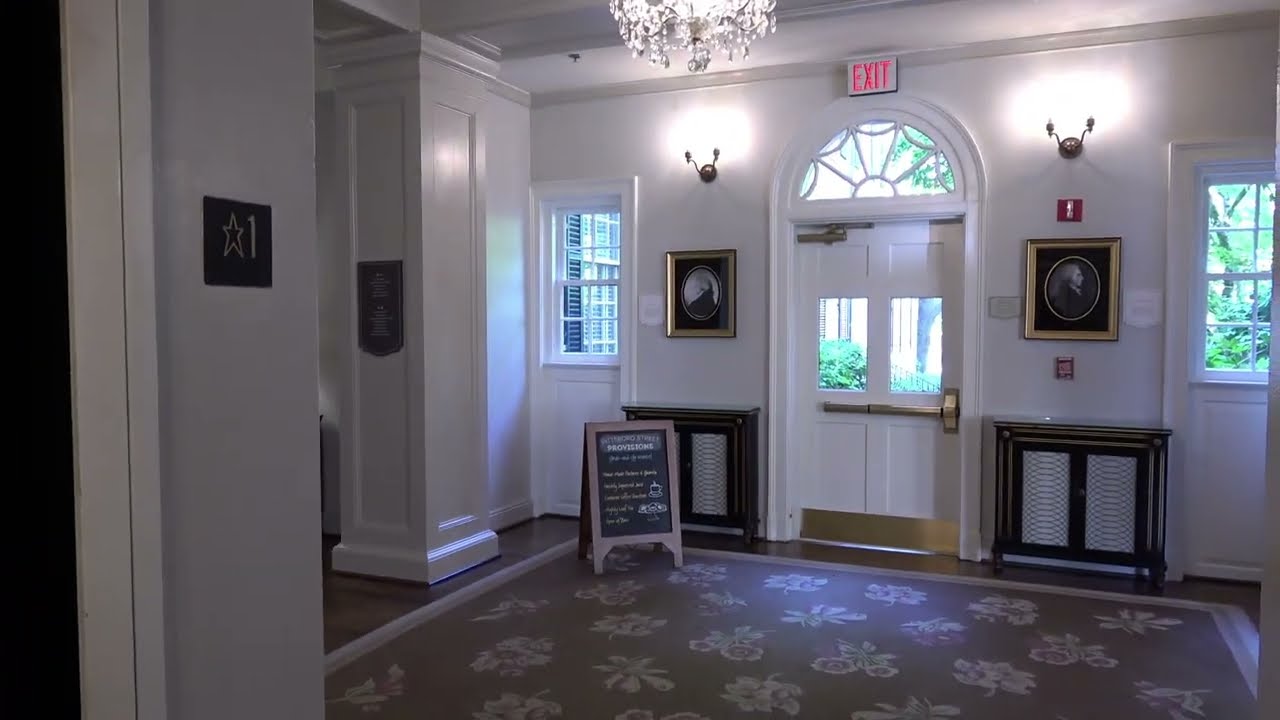 Tastefully Modernized Historic Otis Traction North Elevator at Carolina Inn in Chapel Hill, NC.