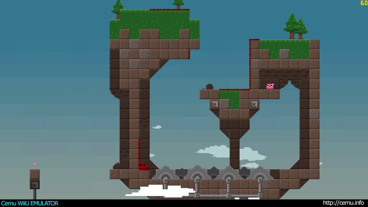 Cemu WiiU Emulator Super Meat Boy Ingame (Cemu v1.5.2) YouTube