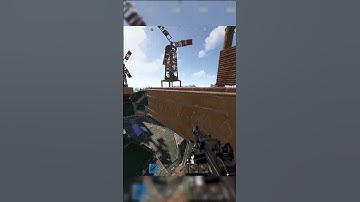 This patrol heli landed way too close #rust #gaming #rustclips #rustpvp