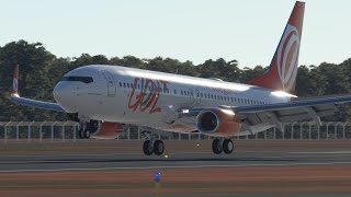 MSFS 2020 | Taking-off from Cuiabá (SBCY) and Landing the Boeing 737-800 at Brasília (SBBR)