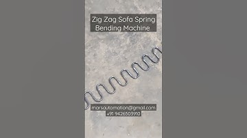 Zig Zag Sofa Spring Bending Machine