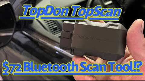 TopDon TopScan - First Impression and overview