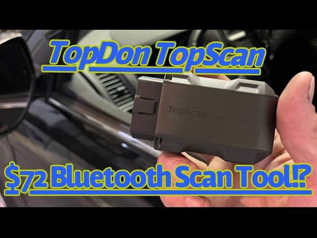 TopDon TopScan - First Impression and overview 