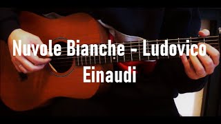 Ludovico Einaudi - Nuvole Bianche - (Fingerstyle guitar cover by Emma)