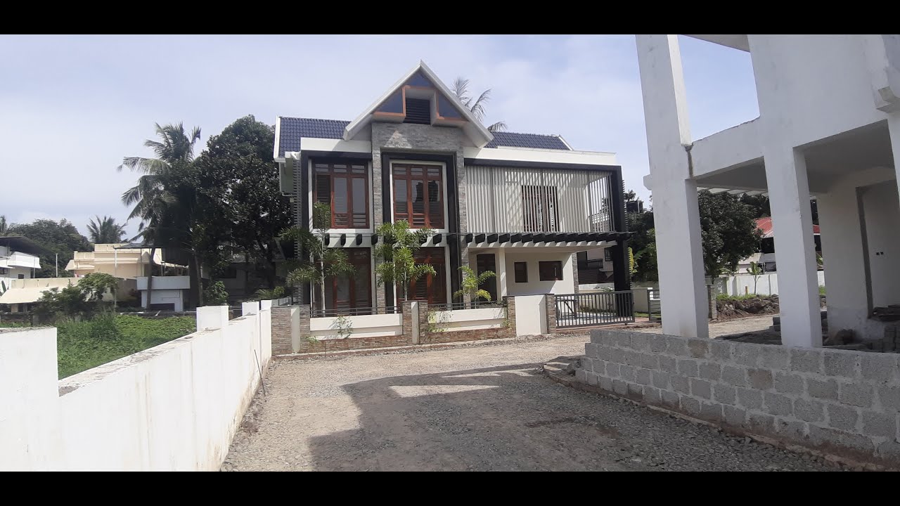 New gated community villa for sale in ernakulam elamakkara Changampuzha park YouTube